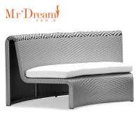 Mr Dream modern simple rattan 2 seater sofa