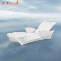 Mr dream rattan sun lounger chairs for beach