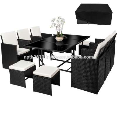 Outdoor poly rattan furniture